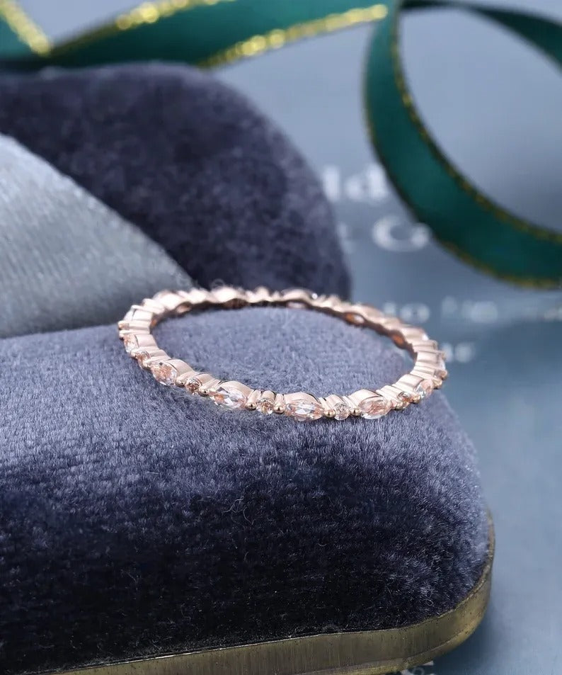 0.50 Ct Lab Grown Diamond 14k Rose Gold E-F Color VVS1 VS1 IGI Certified Classic Single Band