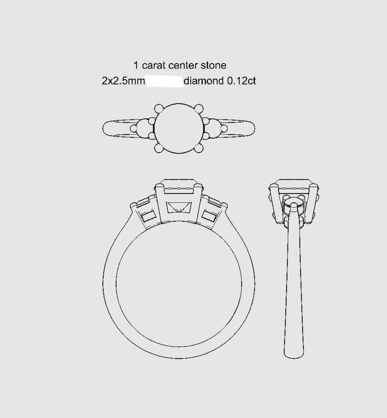 1.12 Ct Lab Grown Round Diamond Ring 14k Yellow Gold E-F Color VVS1 VS1 IGI Certified Ring