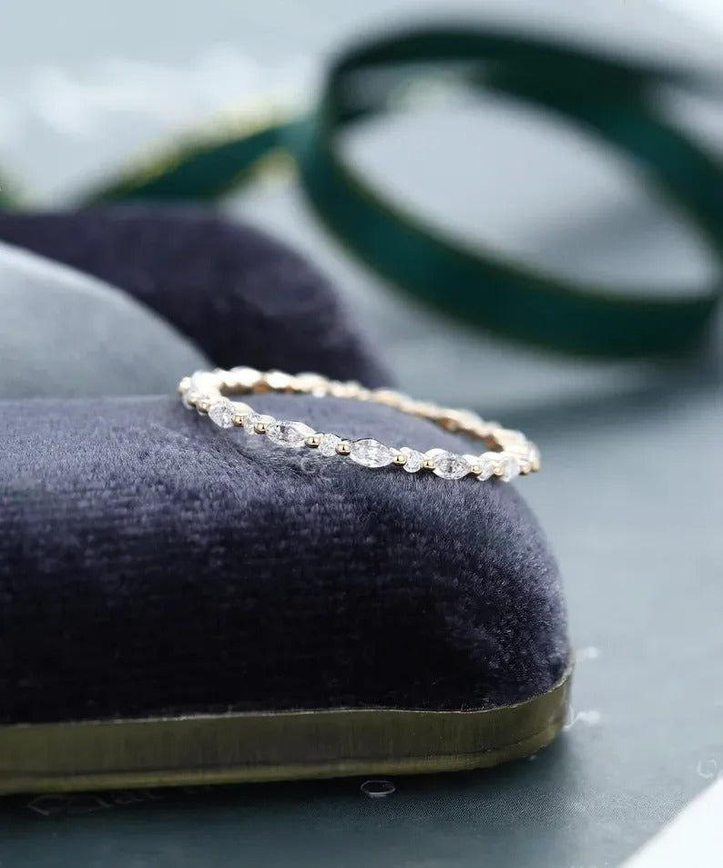 0.50 Ct Lab Grown Diamond 14k Rose Gold E-F Color VVS1 VS1 IGI Certified Single Band