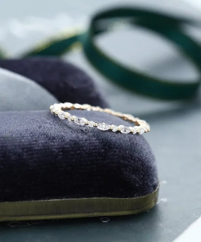 0.50 Ct Lab Grown Diamond 14k Rose Gold E-F Color VVS1 VS1 IGI Certified Single Band