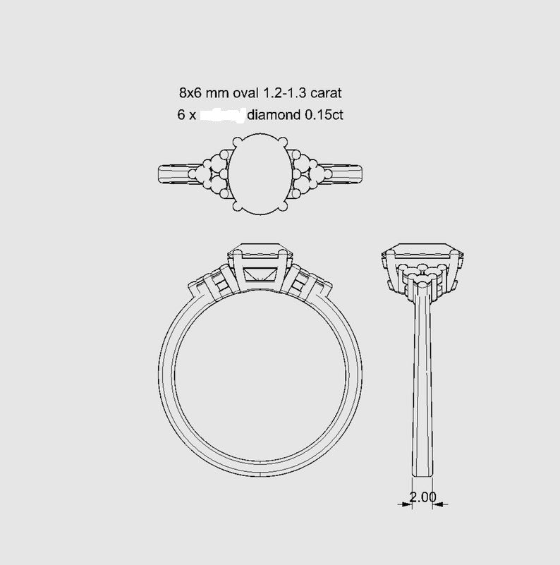 1.50 Ct Lab Grown Oval Diamond Ring 14k White Gold E-F Color VVS1 VS1 IGI Certified Beautiful Ring