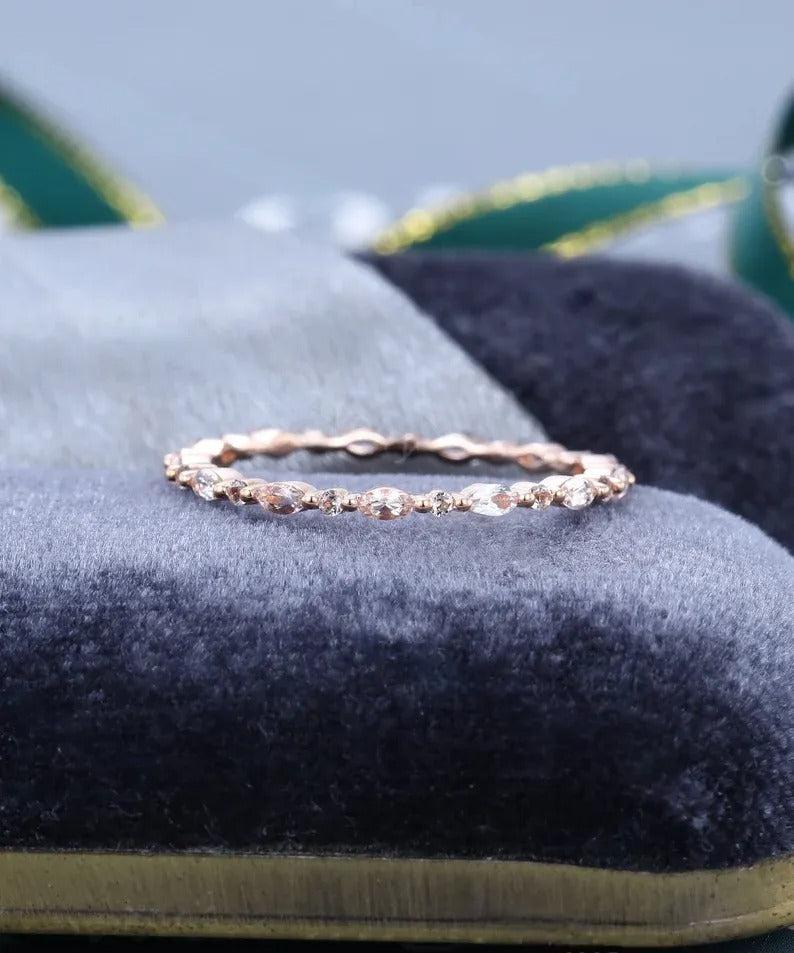 0.50 Ct Lab Grown Diamond 14k Rose Gold E-F Color VVS1 VS1 IGI Certified Classic Single Band